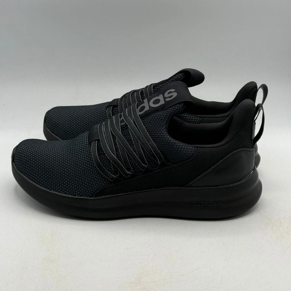 adidas Lite Racer Adapt 7.0 Shoes Mens Size 8 Black Carbon Running IE8684